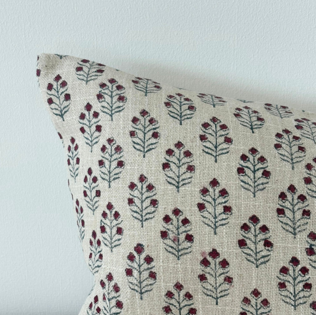 Ivy Floral Print Cushion