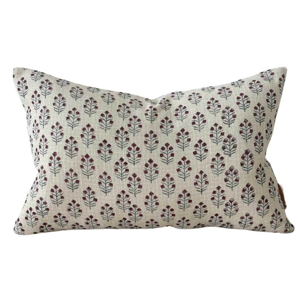 Ivy Floral Print Cushion