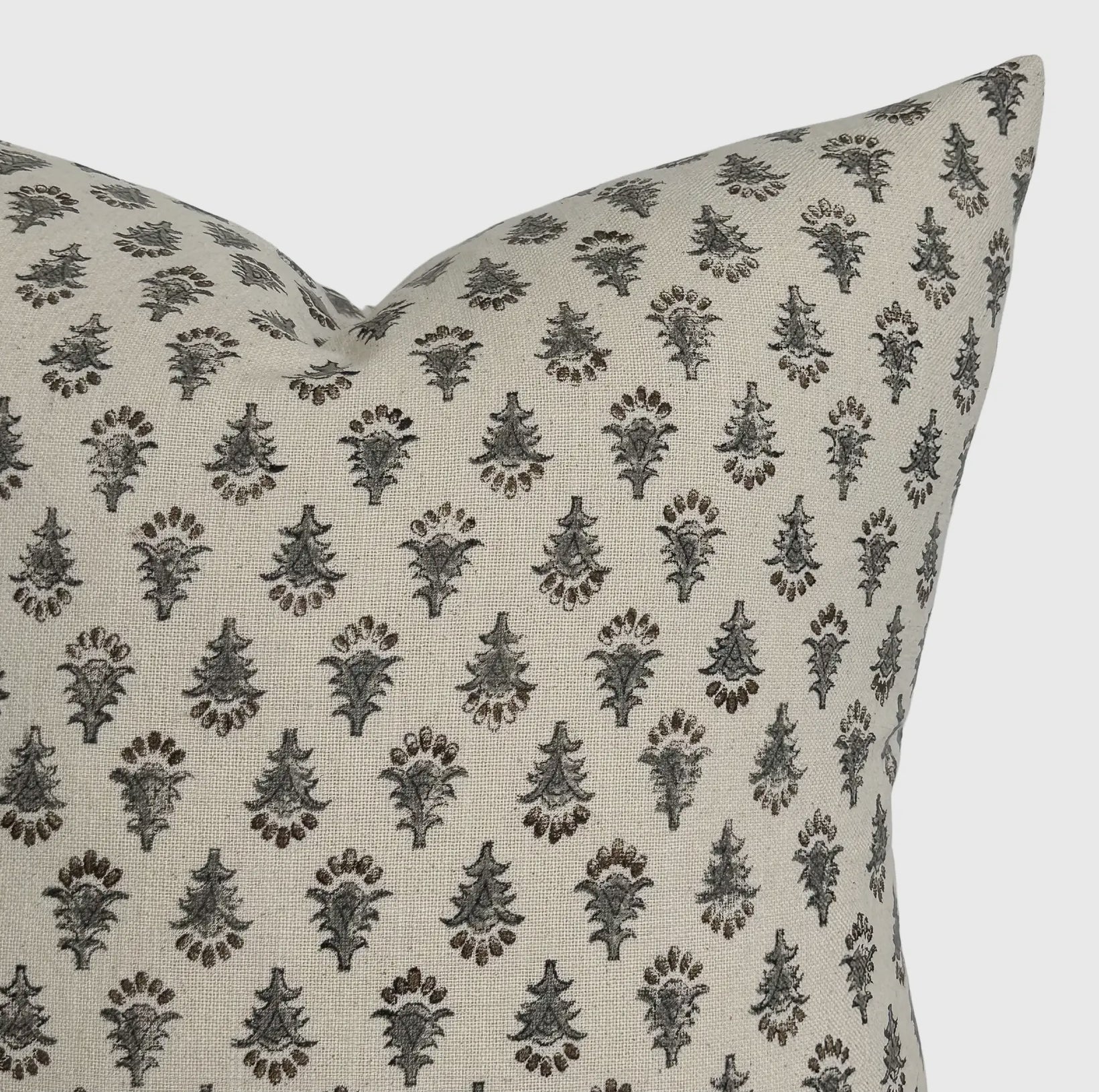 DAPHNE - Floral Hand Block Print Cushion Cover