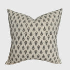 DAPHNE - Floral Hand Block Print Cushion Cover
