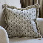 CHLOE - Sage Print Scalloped Edge Cushion Cover